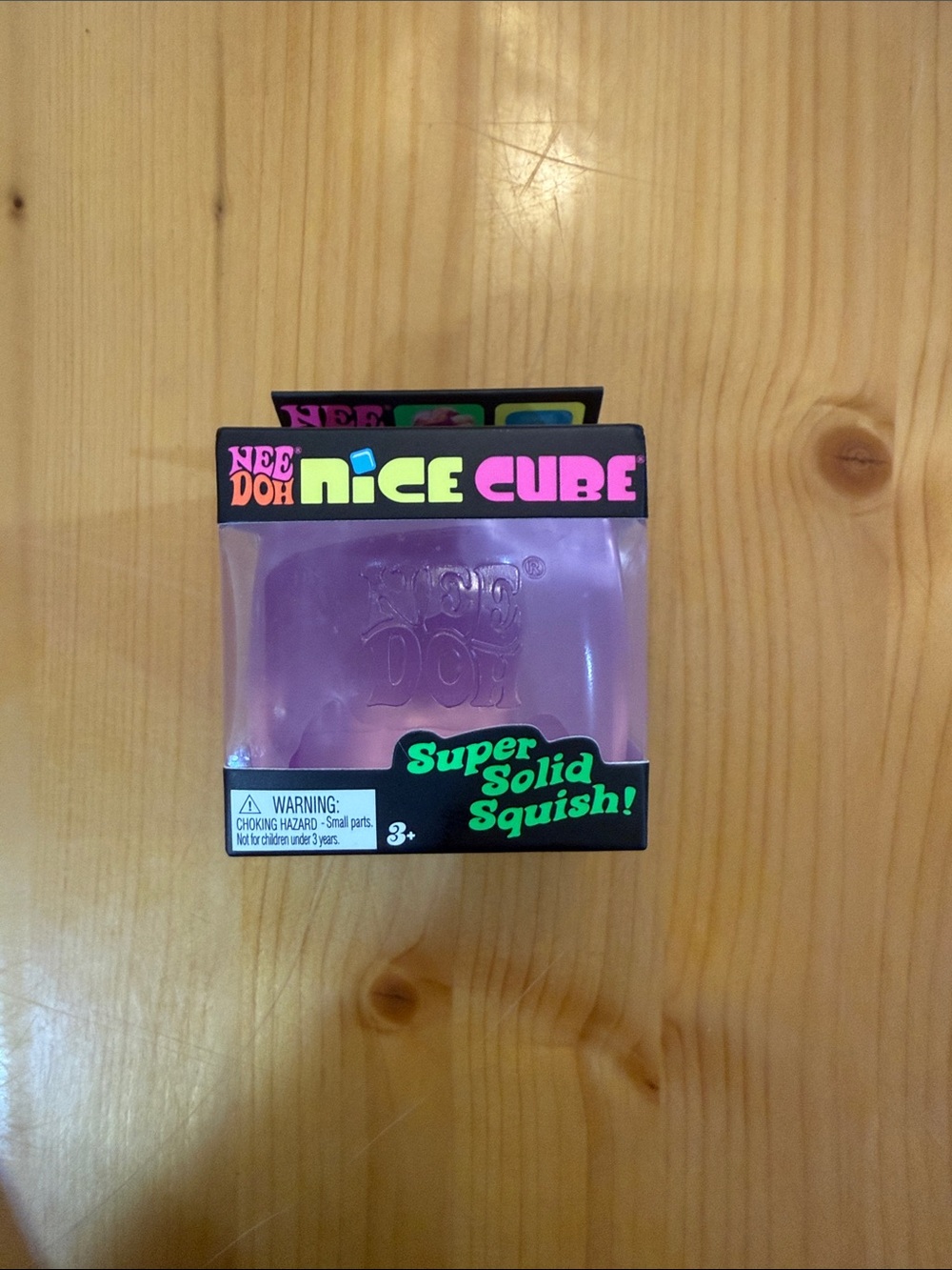 Needoh Nice Cube Purple Super Solid Squish